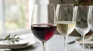 Narrow-rimmed Luminarc crystal stemware ideal for chilled white wines.