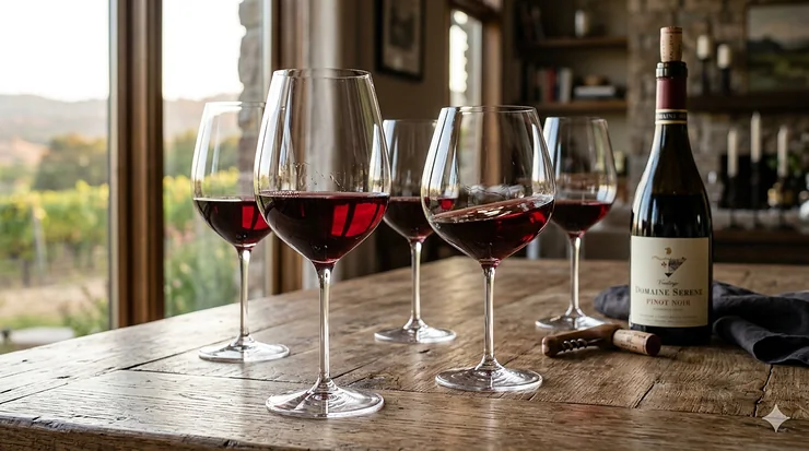 A curated selection of the best red wine glasses including crystal stemmed and stemless designs arranged on a table.